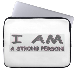 Niedliche Ausdrucksdesign STRONG PERSON" Kaufen Laptopschutzhülle
