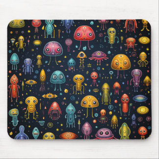 Niedliche Außerirdischen Mousepad