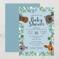 Niedliche Australische Kinderdusche Critters Einla