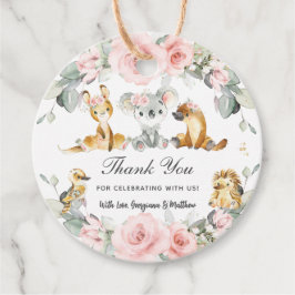 Niedliche australische Tiere Rosa Blumengrün Geschenkanhänger