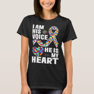 Niedliche Autismus Bewusstsein, ich bin seine Stim T-Shirt
