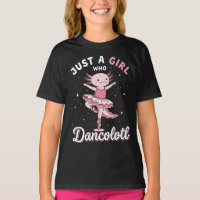 Niedliche Axolotl Ballerina in Pastel Pink Tutu