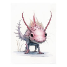 Niedliche Axolotl Kunst: