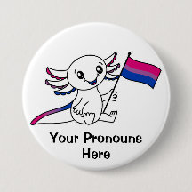 Niedliche Axolotl mit dem BiSexuellen-Prix-Flag LG