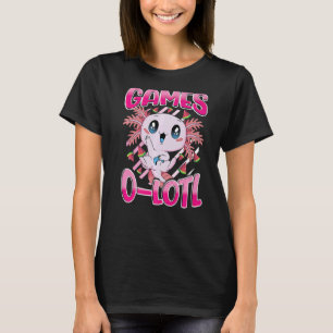 Niedliche Axolotl Play Console Videospiele Axolotl T-Shirt