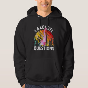 Niedliche Axolotl Retro I Axolotl Fragen Hoodie