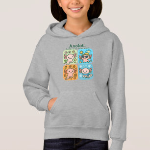 Niedliche Axolotl Seasons Collection - Jahreszeite Hoodie