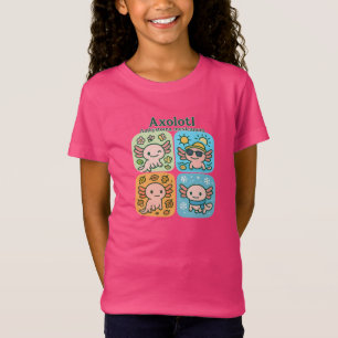 Niedliche Axolotl Seasons Collection - Jahreszeite T-Shirt