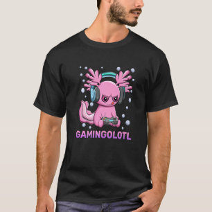 Niedliche Axolotl-Videospiele Funny Gameolotl G T-Shirt