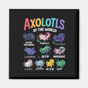 Niedliche Axolotls der Welt Kawaii Axolotl Niedlic Magnet