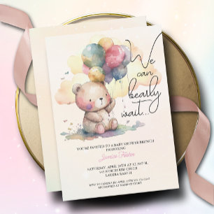 Niedliche Baby-Baby-Dusche Einladung