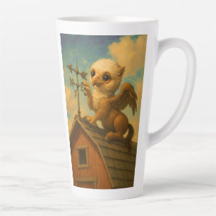 Niedliche Baby Big eye Hippogriff lustige Fantasie Milchtasse