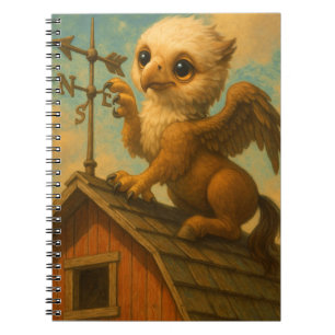 Niedliche Baby Big eye Hippogriff lustige Fantasie Notizblock