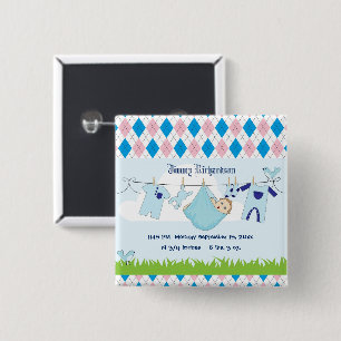 Niedliche Baby Boy Kleidung Line Button
