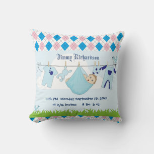 Niedliche Baby Boy Kleidung Line Kissen