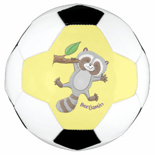 Niedliche Baby-Cartoon-Illustration Fußball