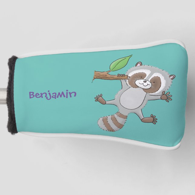 Niedliche Baby-Cartoon-Illustration Golf Headcover (Vorderseite)