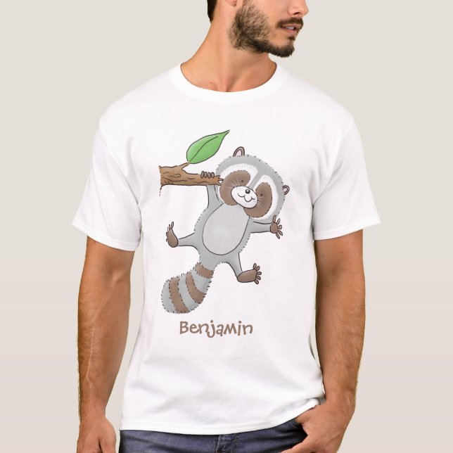 Niedliche Baby-Cartoon-Illustration T-Shirt (Vorderseite)
