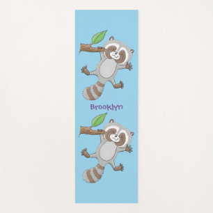 Niedliche Baby-Cartoon-Illustration Yogamatte