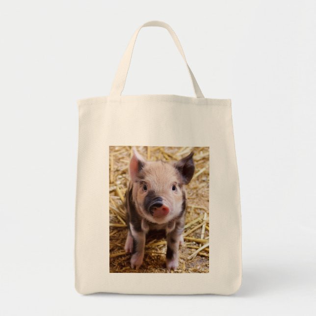Niedliche Baby-Ferkel-Viehbarnyard-Babys Tragetasche (Vorne)