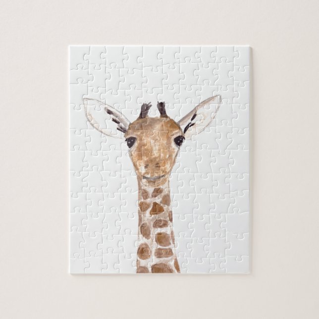 Niedliche Baby-Giraffe Tierzoo Safari Spaß Kinder (Vertikal)