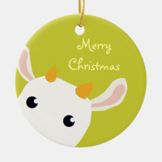 Niedliche Baby-Kinderweihnachtsverzierung Keramik Ornament