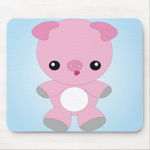 Niedliche Baby-SchweinMausunterlage Mousepad