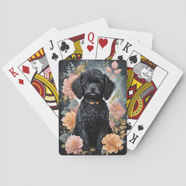 Niedliche Baby-Tiere | Niedlicher Schwarzwildwelpe Spielkarten (Rückseite)