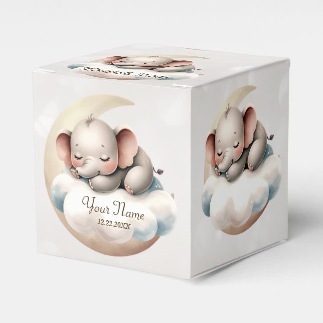 Niedliche Baby-Tiere Schönes Party Geschenkschachtel (Vorderseite)