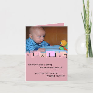 Niedliche Baby-und Karte
