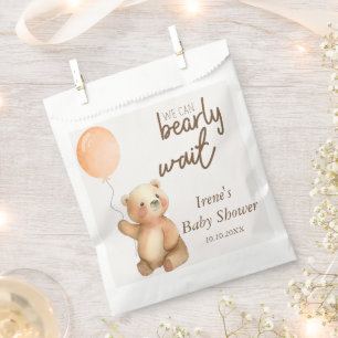 Niedliche Baby Wait Teddy Bear Baby Dusche Geschenktütchen