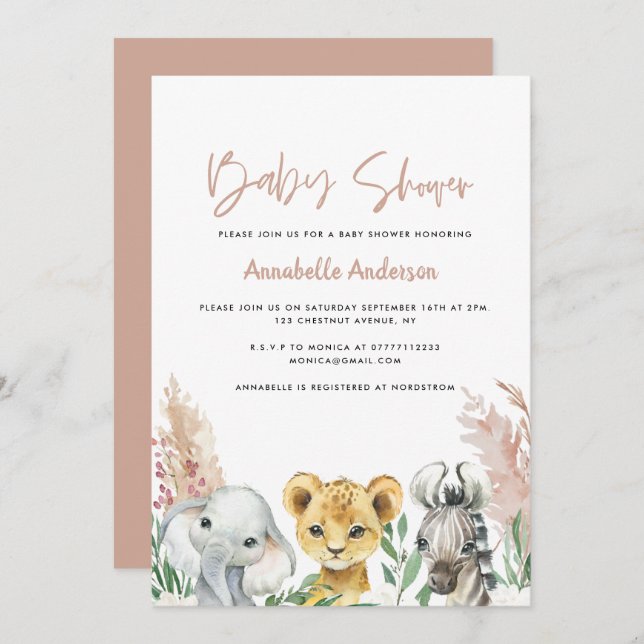 Niedliche Babydusche (Vorne/Hinten)