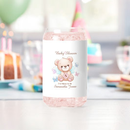 Niedliche Babydusche Personalisiert Dosenglas