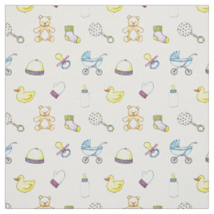 Niedliche Babydusche Stoff