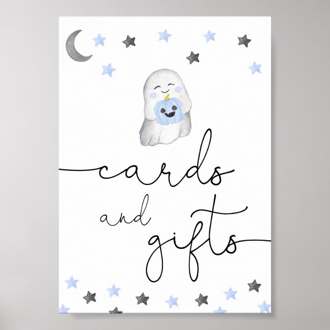 Niedliche Babyduschkarten und Geschenkschild Poster (Vorne)