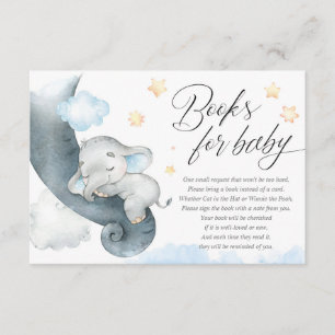 Niedliche Babyelefone Babyduschbücher für Kinder Begleitkarte