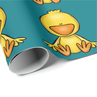 niedliche Babyenten-Babydusche Geschenkpapier