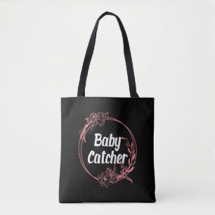 Niedliche Babyfänger Doula Midfrau Blume für Geb Tasche
