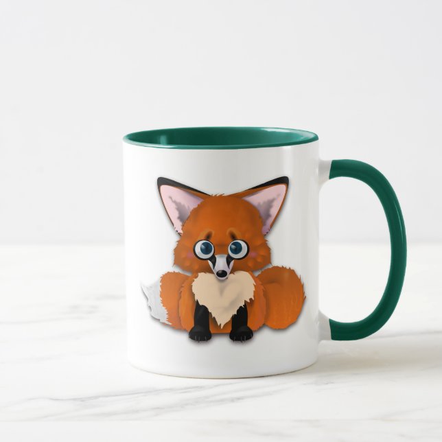 Niedliche Babyfox-Tasse Tasse (Rechts)
