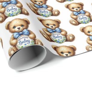 Niedliche Babyjungjungjungjung Geschenkpapier