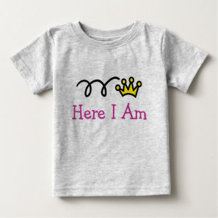 Niedliche Babykleidung mit lustigem Text   Anpassb Baby T-shirt