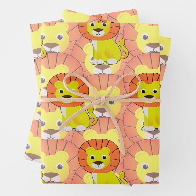 Niedliche Babylatte im gesamten Print-Muster Geschenkpapier Set (Beispiel)