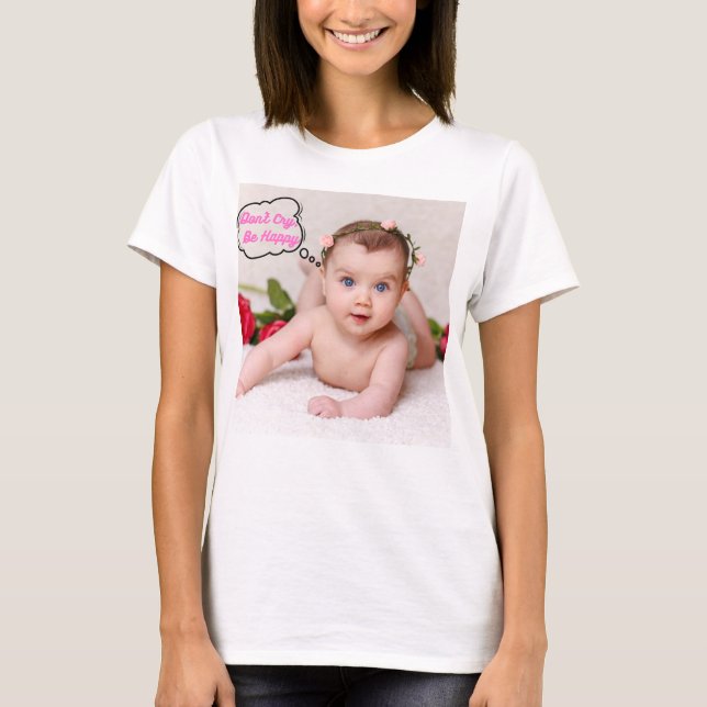 Niedliche Babyprämie - Klassische T - Shirt nach M (Vorderseite)