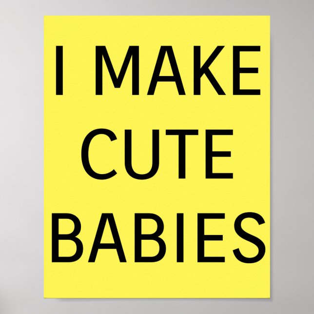 Niedliche Babys Poster (Vorne)