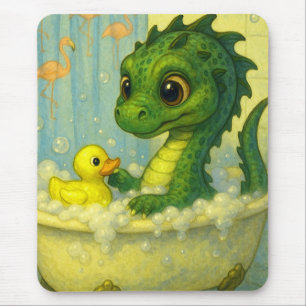 Niedliche Babyseeschwanzfantasie Mousepad