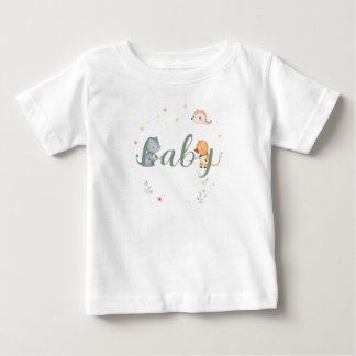 Niedliche Babytiere - Geburtshilfedesign Baby T-shirt