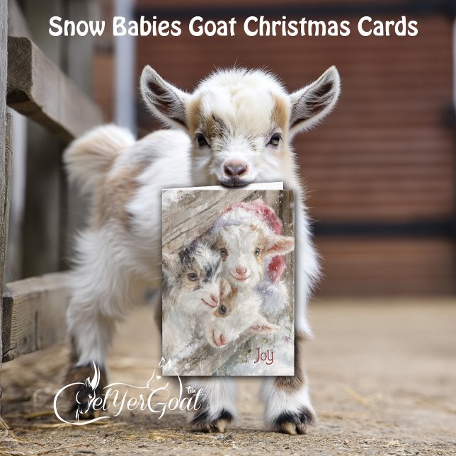 Niedliche Babyziegen - Schneekinder 12 Weihnachten (Von Creator hochgeladen)