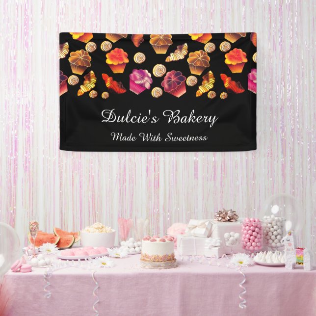 Niedliche Bäckerei, Koch, Caterer, Konditorei Banner (Party)
