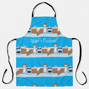 Niedliche Backhaus-Ehefrau Anpassbare Kitsch-Gesta Schürze