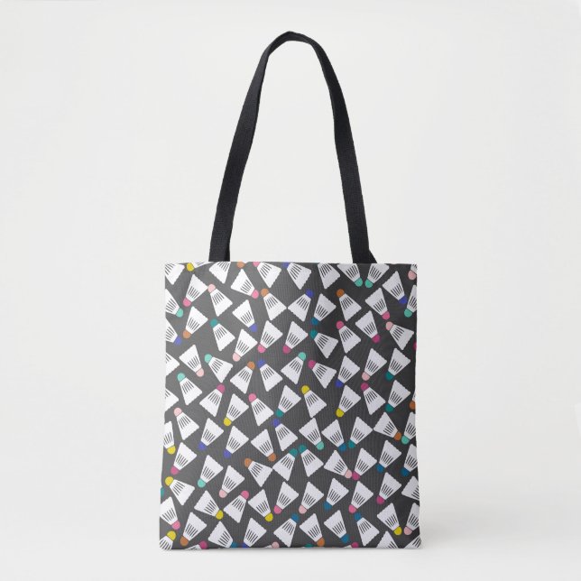 Niedliche Badminton Tote Bag Tasche (Vorderseite)